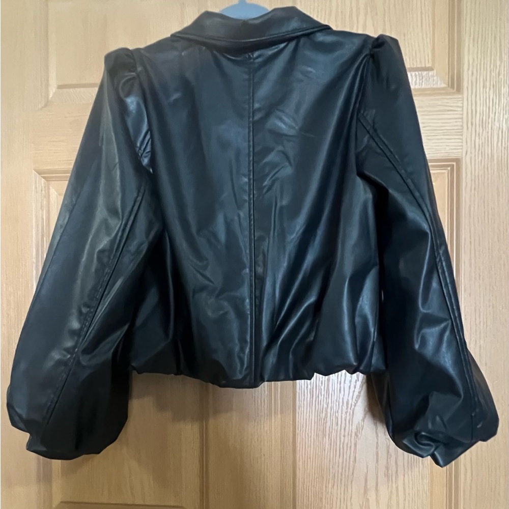 Universal Thread Black Bomber Jacket - image 2